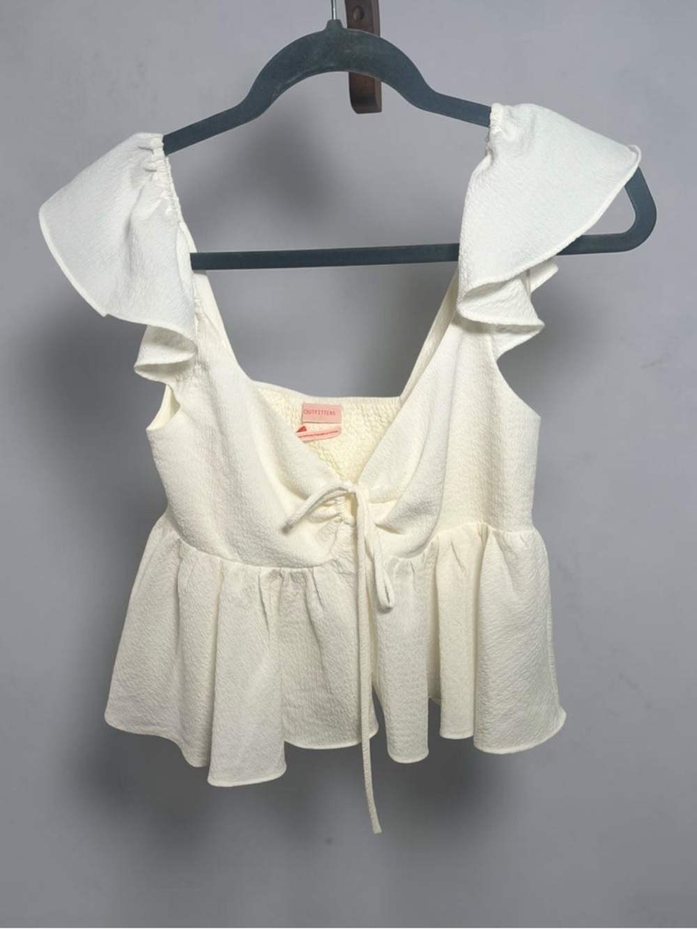 Urban Outfitters Sierra Keyhole Babydoll Blouse - Size M